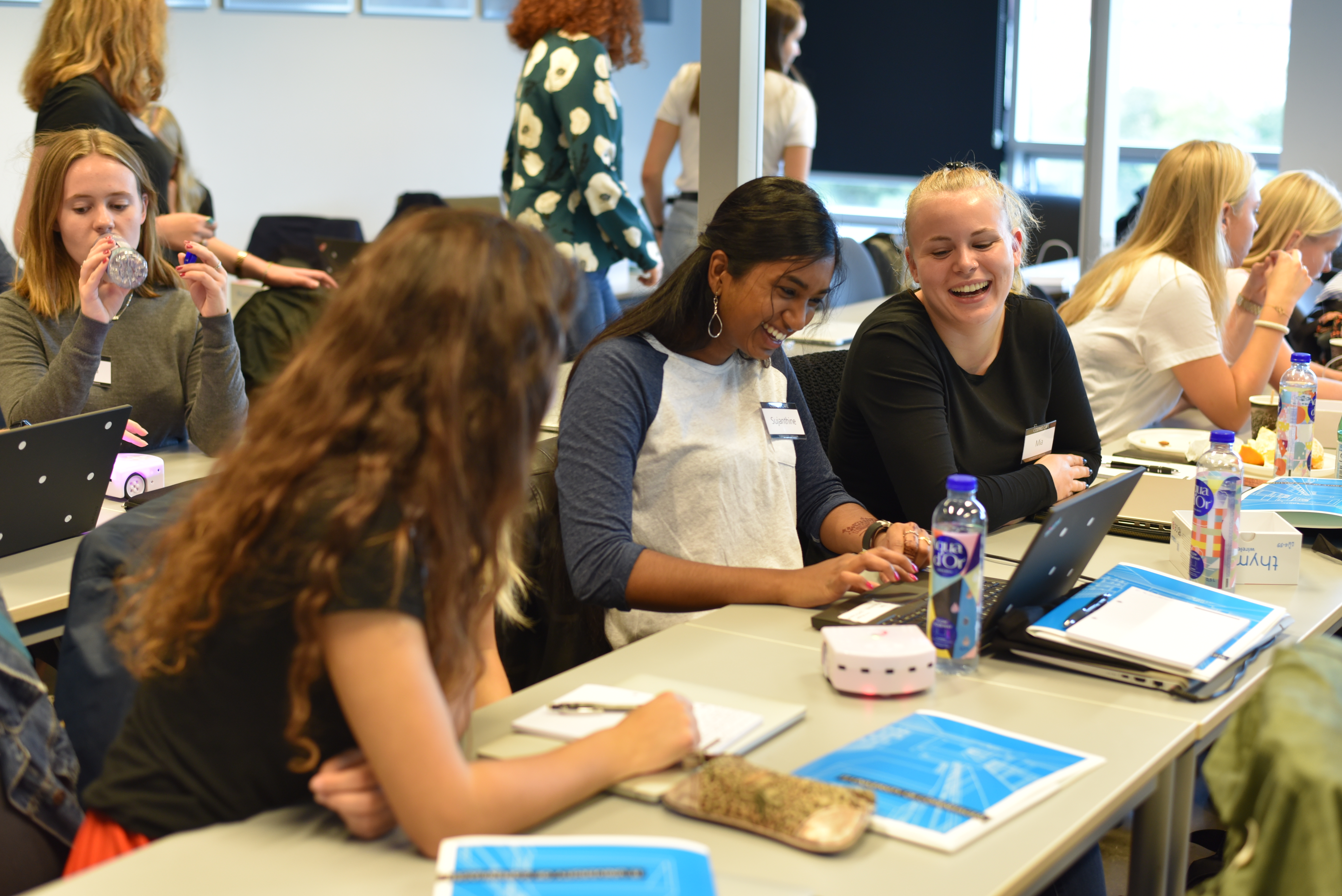 Stemningsbillede fra Coding Cafe