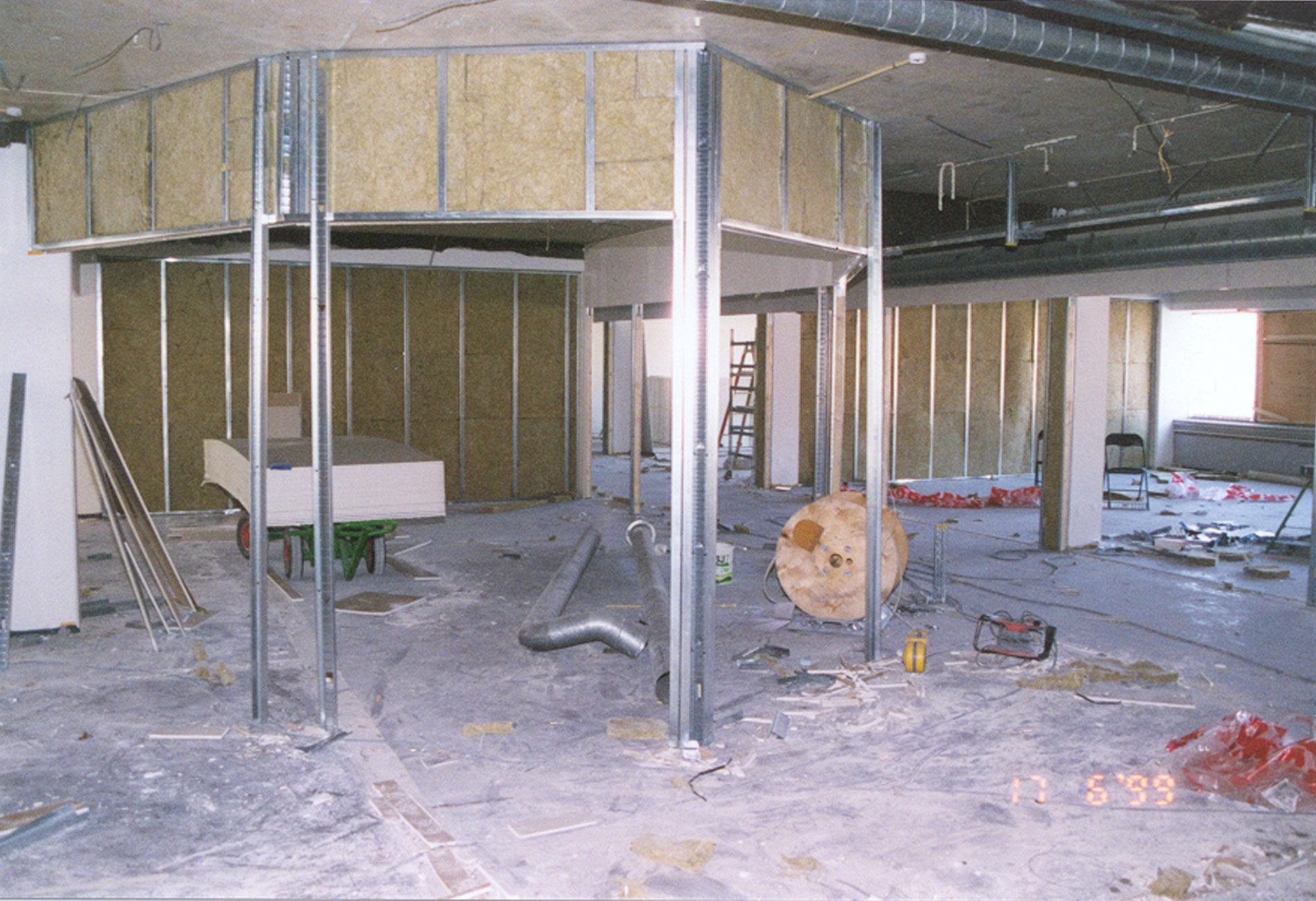 ITU inside under construction