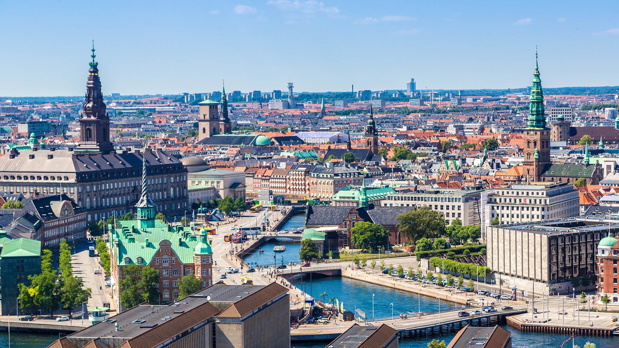 Copenhagen city view