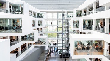 Panoramic view of Atrium
